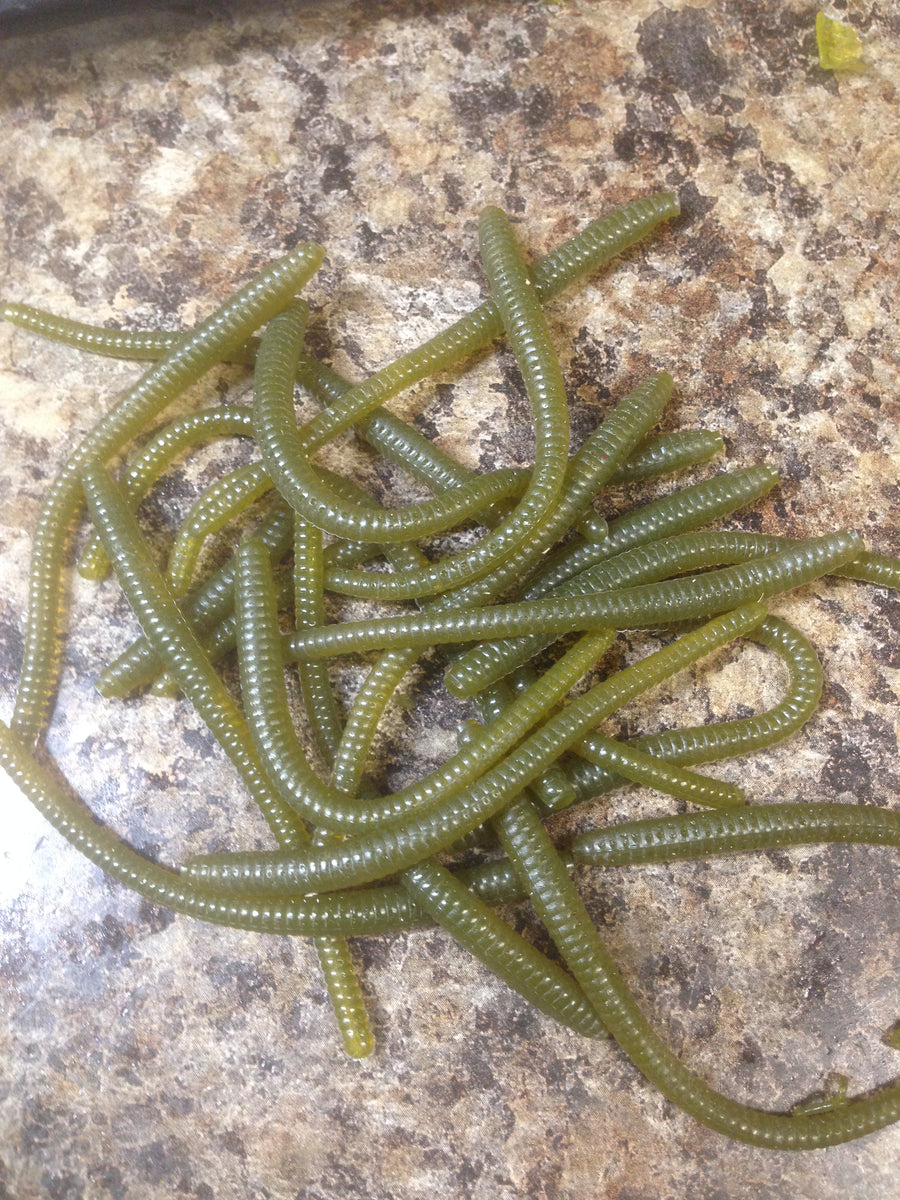 3 FINESSE FLOATING TROUT WORMS (30-PACK) TROUT SALMON BASS CRAPPIE PANFISH  - NK Industries LTD