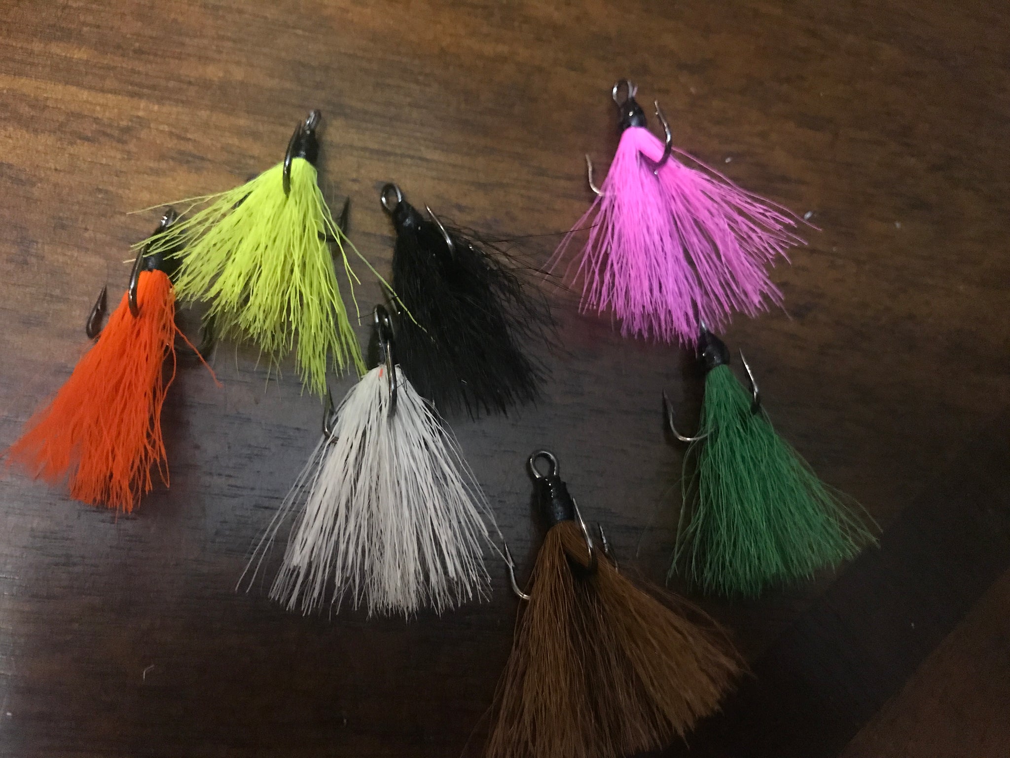 Bucktail Fishing Jigs! All Handtied With Genuine Northern Bucktail ...