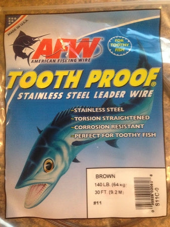 American Fishing Wire Tooth Proof Stainless Steel
